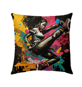 Train Hard, Fight Easy Outdoor Pillow - Beyond T-shirts